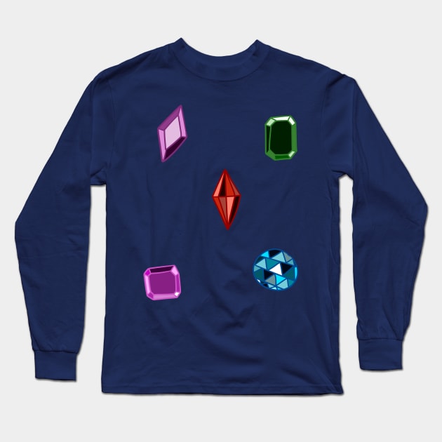 Precious Gems Long Sleeve T-Shirt by saradaboru